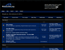 Tablet Screenshot of bikeguide.org